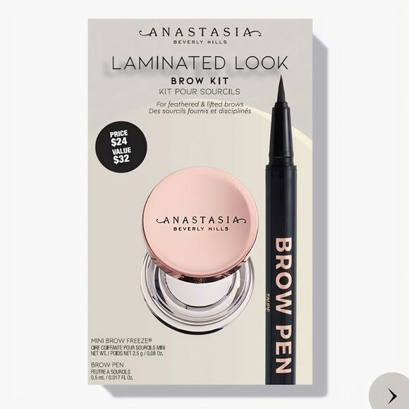 Anastasia New Laminated Look Brow Kit in soft brown - Picture 2 of 9